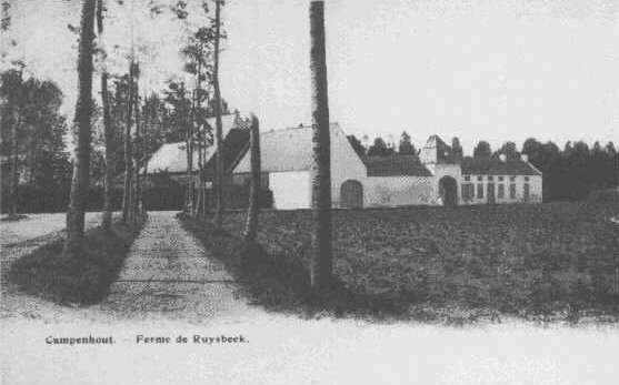 Hof van Ruisbeek - 1900