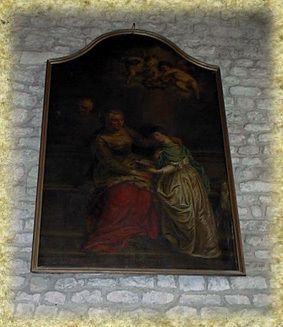 Anna leert Maria lezen