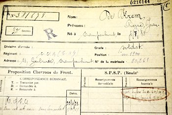 Document Petrus Joannes (Jan) De Krem