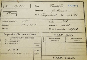 document Willem (Guilielmus) Pasteels