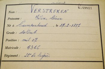 Document Felix Levinus Verstreken